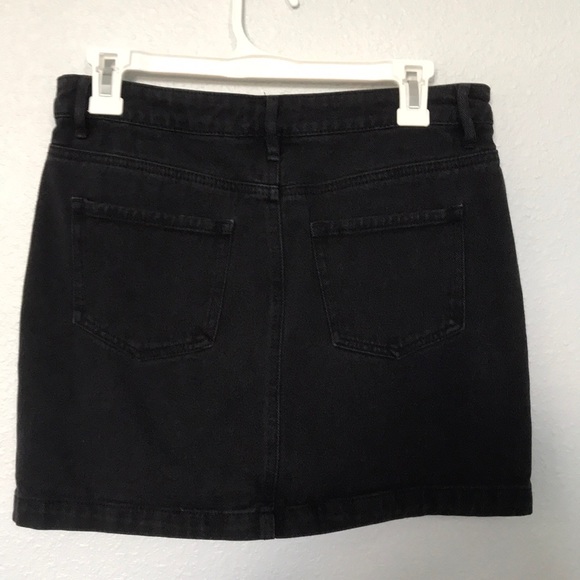 Kendall & Kylie black denim lace-up skirt - Picture 2 of 4